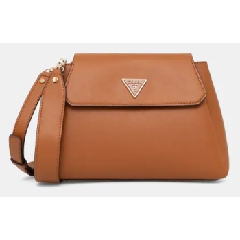 τσάντα guess sora χρώμα άσπρο, hwvg95 07200 poliuretan