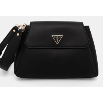 τσάντα guess sora χρώμα μαύρο, hwvg95 07200 poliuretan