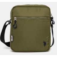 σακκίδιο u.s. polo assn. bigfork χρώμα: πράσινο, biub55675mia 100% νάιλον