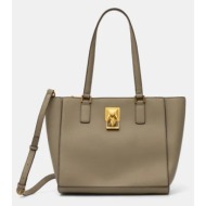 τσάντα u.s. polo assn. earth χρώμα: πράσινο, biueh8485wvp 100% poliuretan