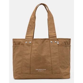 βαμβακερή τσάντα the north face circular cotton tote χρώμα