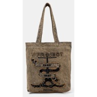 y/project paris` best tote bag χρώμα: μπεζ, 620ba004 κύριο υλικό: 100% βαμβάκι
φόδρα: 100% πολυεστέρ