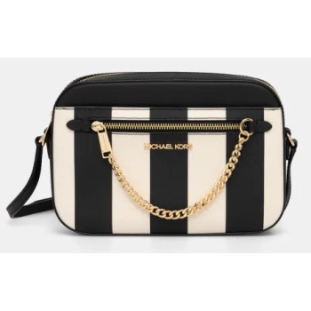 τσάντα michael michael kors χρώμα μαύρο, 35s4gttc9r 80%