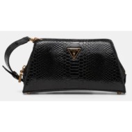 τσάντα guess annita χρώμα: μαύρο, hwkb94 99120 κύριο υλικό: 100% poliuretan
φόδρα: 80% πολυεστέρας, 