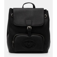 σακίδιο πλάτης u.s. polo assn. retro χρώμα: μαύρο, biurq8432wvw 50% poliuretan, 50% pvc