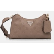 τσάντα guess cresidia χρώμα: καφέ, hwpg93 49180 κύριο υλικό: 100% poliuretan
φόδρα: 80% πολυεστέρας,