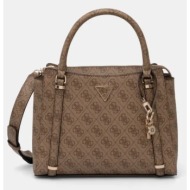 τσάντα guess χρώμα: καφέ, hwesg9 51006 κύριο υλικό: 100% poliuretan
φόδρα: 100% πολυεστέρας