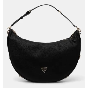 τσάντα guess cresidia χρώμα μαύρο, hwbg93 49030 κύριο