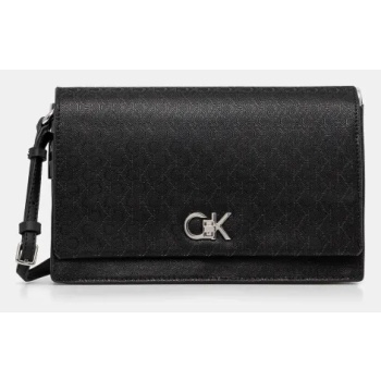 τσάντα calvin klein χρώμα μαύρο, k60k613139 51%
