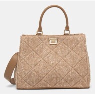 τσάντα answear lab χρώμα: μπεζ 80% πολυεστέρας, 20% βισκόζη