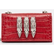 δερμάτινη τσάντα philipp plein χρώμα: κόκκινο, aada wba2056 ple010n κύριο υλικό: 100% φυσικό δέρμα
φ