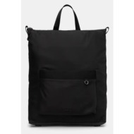 σακίδιο πλάτης calvin klein χρώμα: μαύρο, k50k512709 93% πολυεστέρας, 7% poliuretan