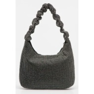 τσάντα answear lab χρώμα: μαύρο 100% συνθετικό ύφασμα