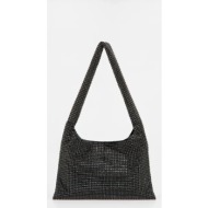 τσάντα answear lab χρώμα: μαύρο 100% συνθετικό ύφασμα