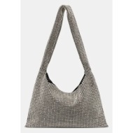 τσάντα answear lab χρώμα: ασημί 100% συνθετικό ύφασμα