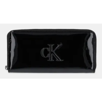 πορτοφόλι calvin klein jeans χρώμα μαύρο, k60k613060 100%