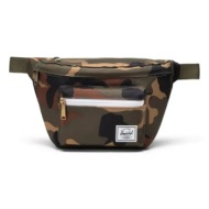 τσάντα φάκελος herschel pop quiz hip pack χρώμα: πολύχρωμο, 11406-00032-os πολυεστέρας