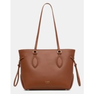 δερμάτινη τσάντα guess florence χρώμα: καφέ, hwflnc l5103 κύριο υλικό: 100% φυσικό δέρμα
φόδρα: 100%