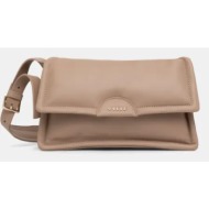 δερμάτινη τσάντα guess eva χρώμα: μπεζ, hwstpf l5116 κύριο υλικό: 100% φυσικό δέρμα
φόδρα: 100% πολυ