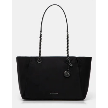 τσάντα michael michael kors χρώμα μαύρο, 30r5siot1c 100%