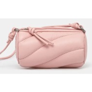 δερμάτινη τσάντα fiorucci leather micro mella bag χρώμα: ροζ, u01fmasl005le04pn02 κύριο υλικό: 100% 