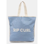 τσάντα παραλίας rip curl χρώμα: μπλε 100% βαμβάκι
