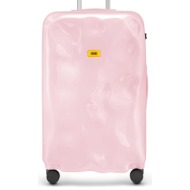 βαλίτσα crash baggage tone on tone χρώμα: μοβ, cb193 πολυκαρβονικά, abs