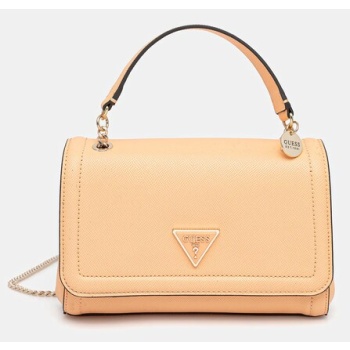 τσάντα guess noelle χρώμα πορτοκαλί, hwzg78 79210 κύριο