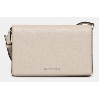 δερμάτινη τσάντα michael michael kors χρώμα άσπρο 100%