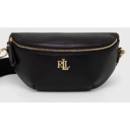 δερμάτινη τσάντα lauren ralph lauren χρώμα: μαύρο κύριο υλικό: 100% φυσικό δέρμα
φόδρα: 100% πολυεστ