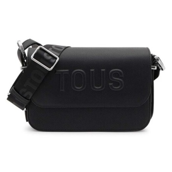 τσάντα tous χρώμα μαύρο, 2002106551 poliuretan