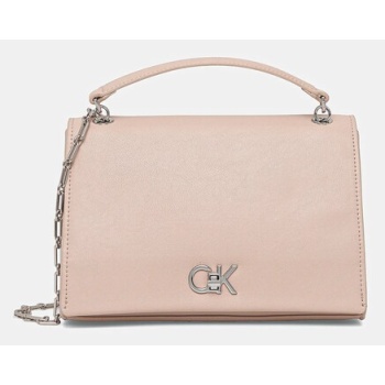 τσάντα calvin klein χρώμα ροζ, k60k612810 51%