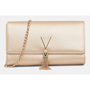 τσάντα valentino bags χρώμα μαύρο, vbs1r401g κύριο υλικό