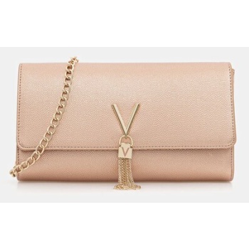 τσάντα valentino bags χρώμα μαύρο, vbs1r401g κύριο υλικό