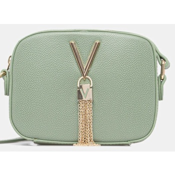 τσάντα valentino bags χρώμα μαύρο, vbs1r409g κύριο υλικό