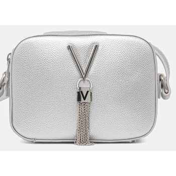 τσάντα valentino bags χρώμα μαύρο, vbs1r409g κύριο υλικό