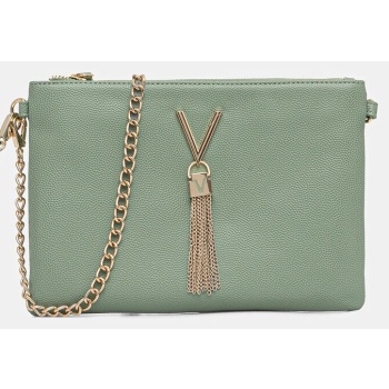 τσάντα valentino bags χρώμα μαύρο, vbs1r419g κύριο υλικό