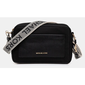 τσάντα michael michael kors χρώμα μαύρο, 32f3gj6c7i φόδρα