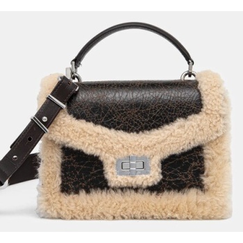 τσάντα the kooples χρώμα καφέ, afsemilys139 δέρμα
