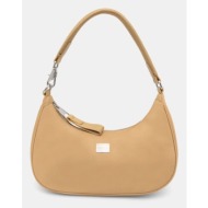 τσάντα tommy jeans χρώμα: πράσινο, aw0aw16984 95% πολυεστέρας, 5% poliuretan