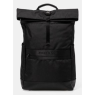 σακίδιο πλάτης joop! modica jaron χρώμα: μαύρο, 4130000541 συνθετικό ύφασμα