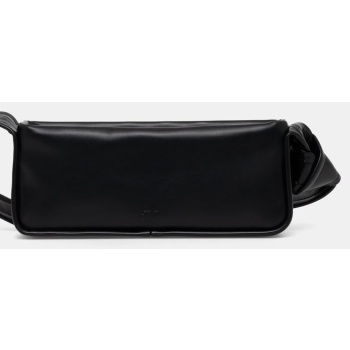 τσάντα calvin klein jeans χρώμα μαύρο, k60k613055 100%