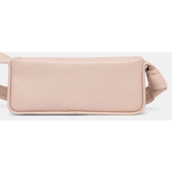 τσάντα calvin klein jeans χρώμα ροζ, k60k613055 100%