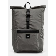 σακίδιο πλάτης calvin klein χρώμα: πράσινο, k50k512711 98% ανακυκλωμένος πολυεστέρας, 2% poliuretan