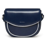 παιδική τσάντα marni mw94f smile bag bags χρώμα: ναυτικό μπλε, m01476 κύριο υλικό: 100% pu - πολυουρ