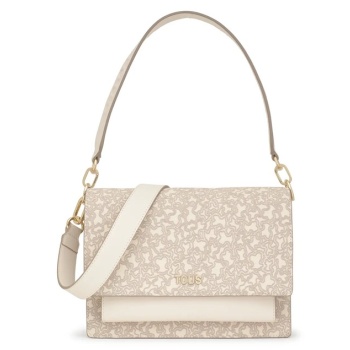 τσάντα tous kaos mini lines χρώμα μπεζ, 2002183301