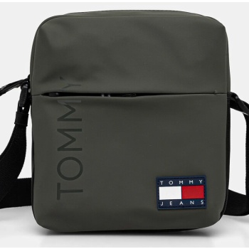 σακίδιο tommy jeans χρώμα πράσινο, am0am12902 90%