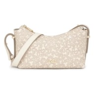 τσάντα tous kaos mini lines χρώμα: μπεζ, 2002183201 συνθετικό ύφασμα