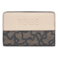 πορτοφόλι tous kaos icon χρώμα: μαύρο, 2002186552 συνθετικό ύφασμα