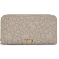 πορτοφόλι tous puffy bear χρώμα: μπεζ, 2002186343 poliuretan